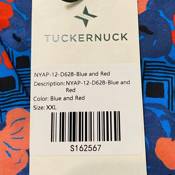 Tuckernuck Womens‎ New Size XXL Retro Floral Mitchell Midi Dress Blue and Red
